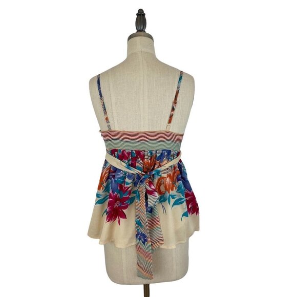 Yumi Kim Top‎ 100% Silk Floral Size XS Party Wedding Feminine - Picture 3 of 9